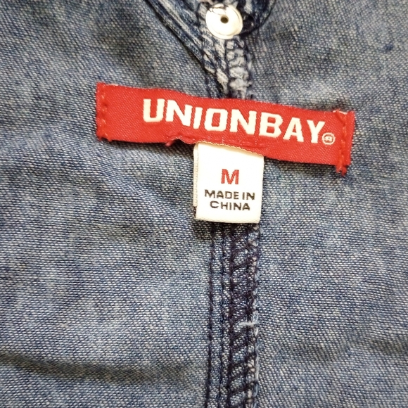 Vintage Y2K Union Bay Tropical Print Shorts Romper M - Picture 4 of 8